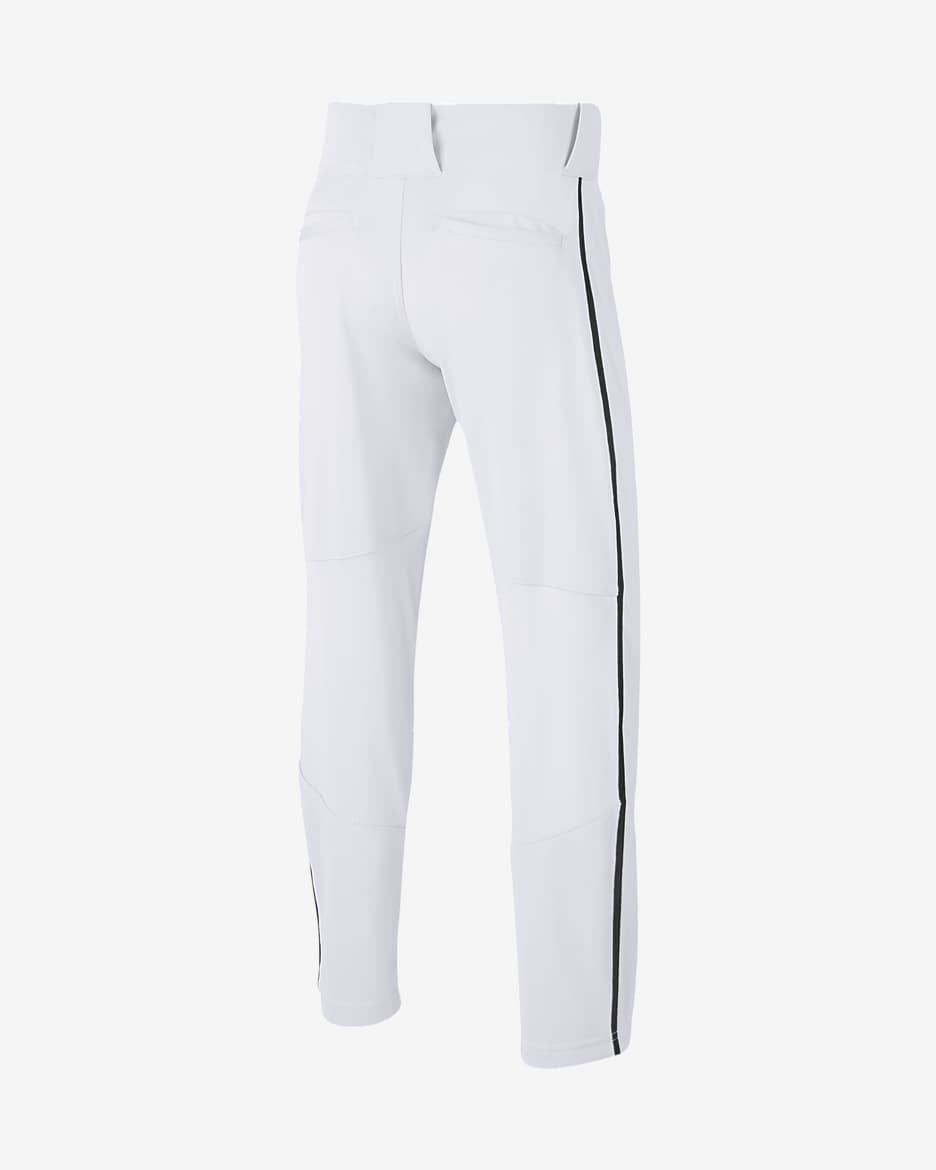 Nike baseball pants white with navy piping online